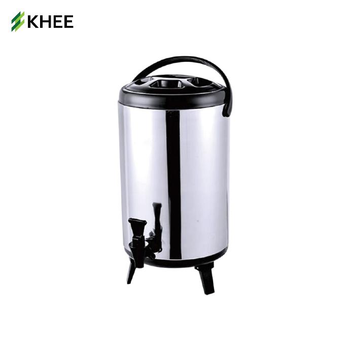 ถังพักชา ทรงกลม ขนาด 12 ลิตร (สีเงิน)