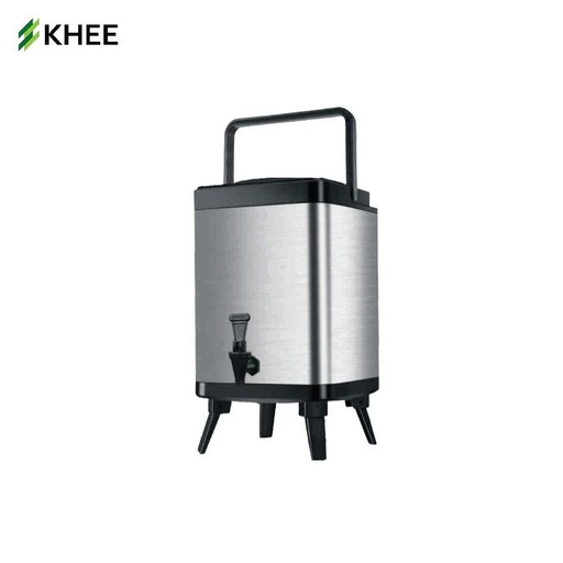 [EQ-KHEE-10040] ถังพักชา ทรงสี่เหลี่ยม ขนาด 10 ลิตร (สีเงินไม่มีโลโก้)