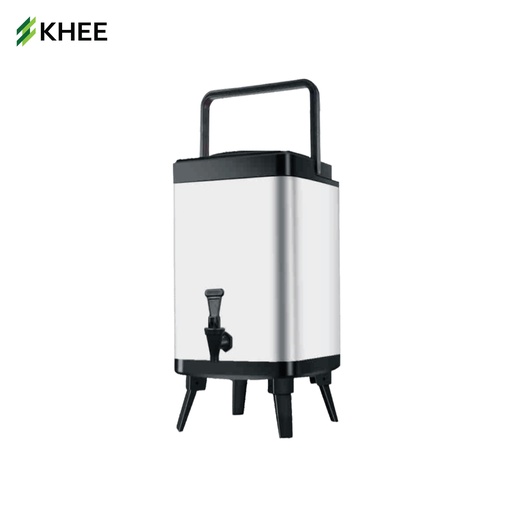 [EQ-KHEE-10039] ถังพักชา ทรงสี่เหลี่ยม ขนาด 12 ลิตร (สีขาวไม่มีโลโก้)