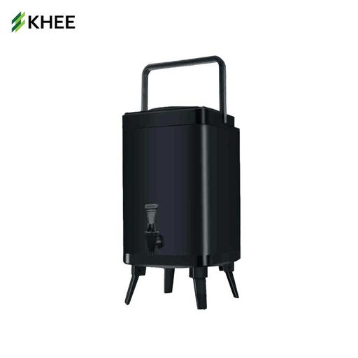 [EQ-KHEE-10038] ถังพักชา ทรงสี่เหลี่ยม ขนาด 12 ลิตร (สีดำไม่มีโลโก้)